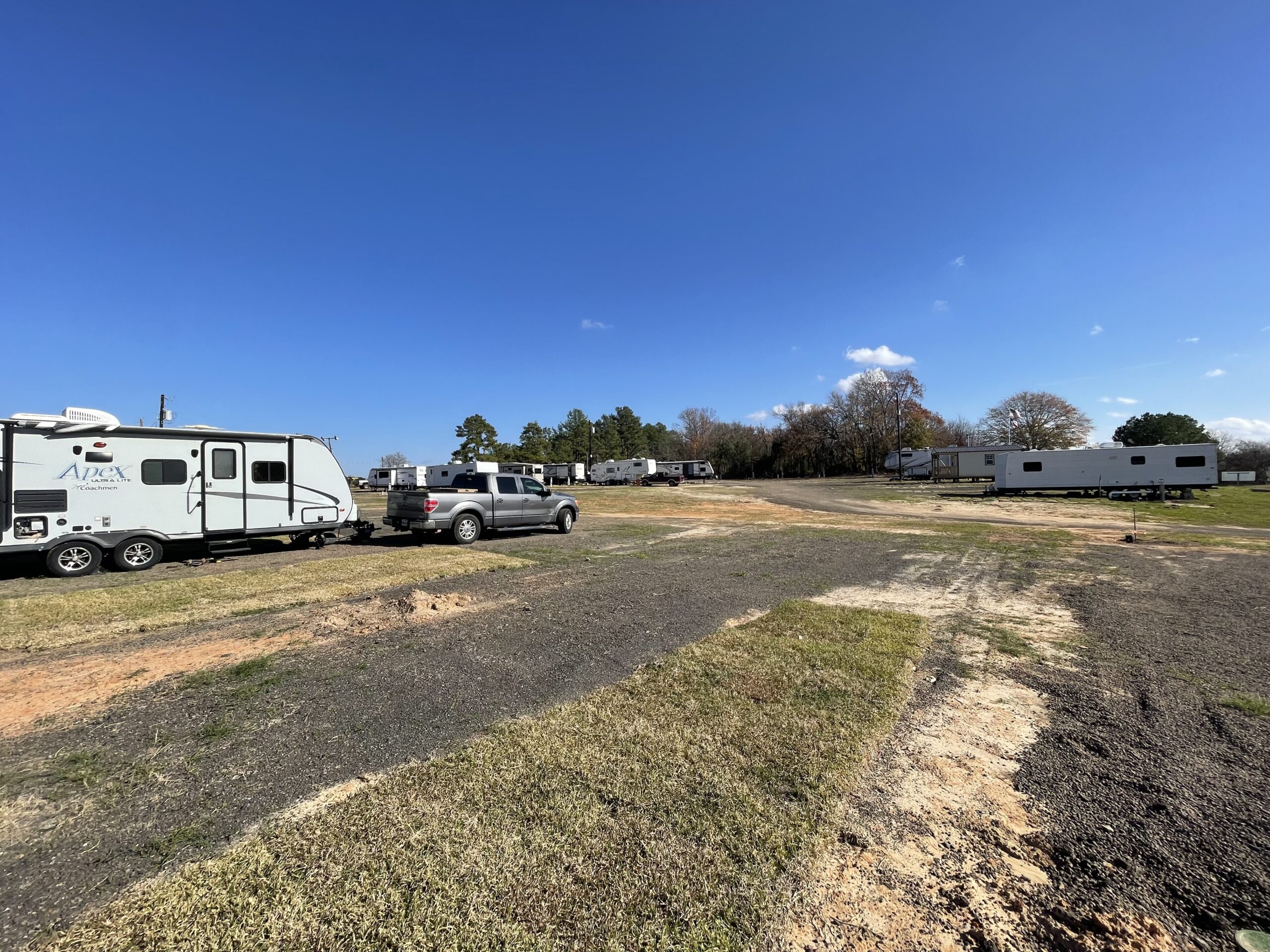 RV space at Logan's Way RV Park