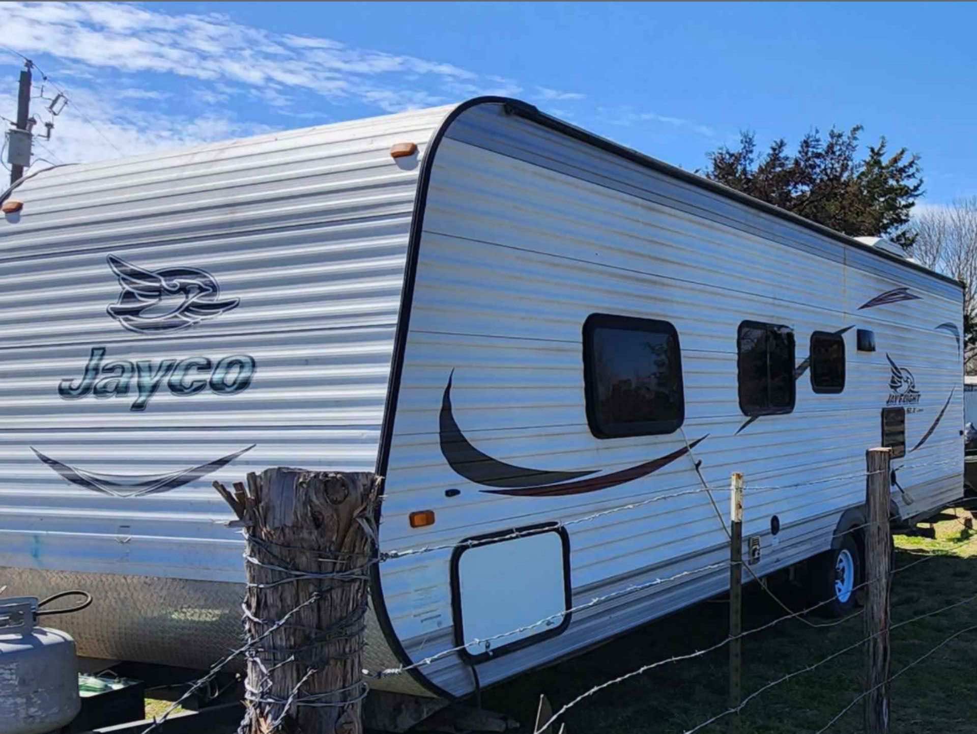 Jayco Jayflight — sold unit at Logan's Way RV Park