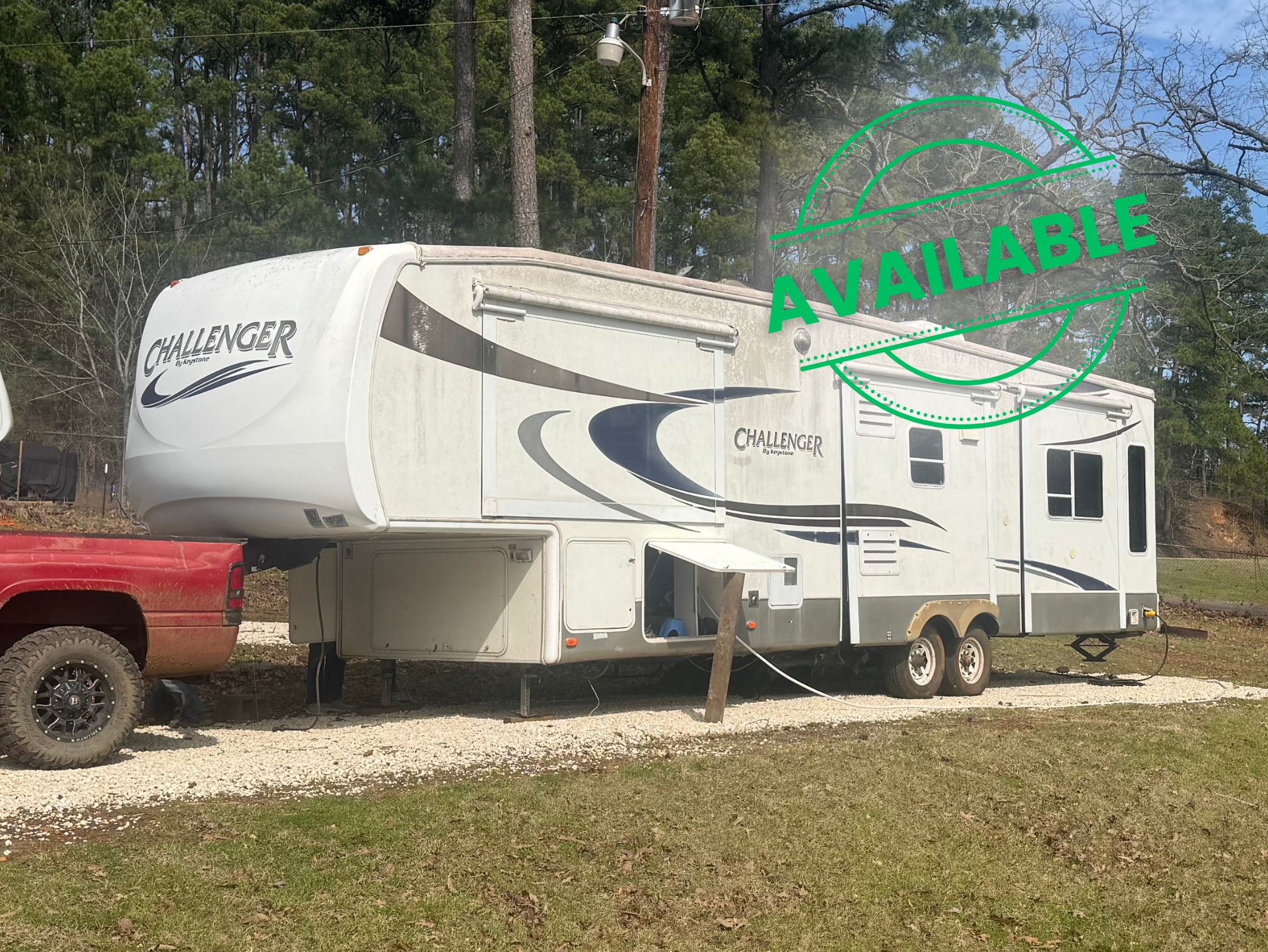 Keystone Challenger - Logan's Way RV Park in Winona Texas - Available