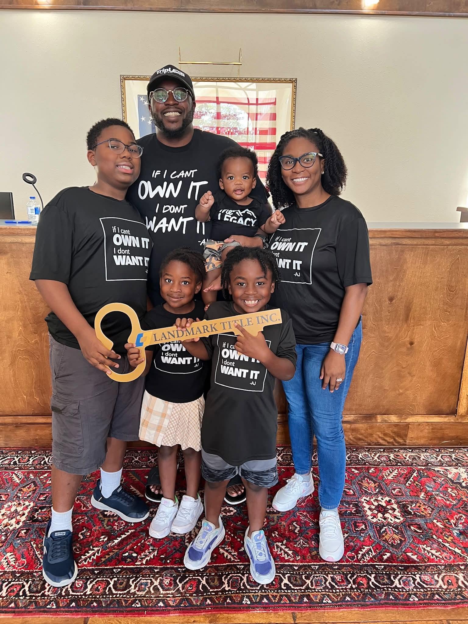 Anthony 'AJ' Lefear and family at Logan's Way RV Park